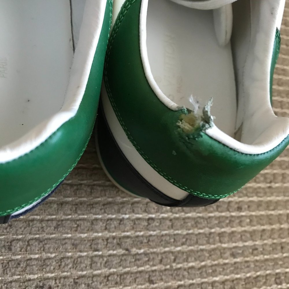 Louis Vuitton Men's 3-Tone Leather Sneakers - Picture 7 of 16